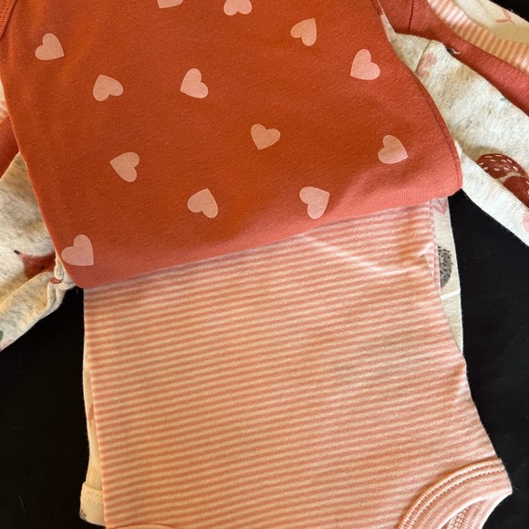 New Carter’s 7pc fall winter lot girl clothes 3 mo 3M romper fleece jacket NWT - Picture 7 of 8